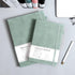 CAGIE A5 Lined Journal Notebook, 320 Pages, 100 GSM Thick Paper, Green Leather Hardcover for Writing and Note Taking