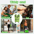 2-in-1 Supermarket,Laundry,Travel,33 lbs Foldable Shopping Cart with Wheels,Waterproof & Sturdy Grocery Bag Hand Truck
