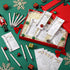 Sayglossy 45 Set Glitter Christmas Pens Gifts Bulk Christmas Employee Appreciation Gifts Ballpoint Pens with Thank You