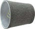 Aspen Creative 32716-2A, 3" 4" 4" Set 2 Empire Clip-On Chandelier Lamp Shade, Grey, Top x Bottom x Slant Height