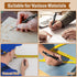 Hiboom 4 Pack Carpenter Pencils Set with 24 Refills, 2.8 mm Mechanical Pencil for Woodworking Marking Tool