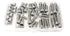 iexcell 50 Pcs 1/4-20 x 3/8" 1/2" 5/8" 3/4" 1" Stainless Steel 304 Hex Socket Head Cap Screws Bolts Assortment