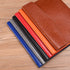 PU Leather A5 File Folder Document Holder with Snap Closure, 2 Packs (Black & Brown)