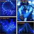 4 Pack 33ft 100 8 QITONG Solar Fairy Lights, Each LED Blue Christmas String Light Outdoor Waterproof, Modes Silver Wire