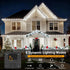 SFNDOU 2 Pack 33Ft 100 8 Solar String Lights for Outside,Each LED Solar String Lights Outdoor Waterproof