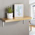 4 Inch 4 Inch, 4Pcs SAYAYO Heavy Duty Floating Shelf Bracket x Stainless Steel Wall Shelf Brackets & Supports Brushed