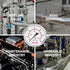 0-60psi/kpa Glycerin Filled Pressure Gauge: 2-1/2" Dial Size, Stainless Steel Case, 1/4" NPT Mount