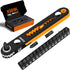KSEIBI 181787 Mini Ratchet Wrench Set, 18-Piece 1/4" Drive Tool Kit with Durable Right Angle Screwdriver Bits