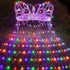 AWQ 200 9.8ft 6.6ft 8 LED x String Net Mesh Lights Modes for Christmas Wedding Party Home Garden Lawn Bushes Indoor