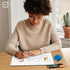 Scribbledo 11"x14” White Board, Mini Double Sided Dry Erase Board, Handheld Personal Whiteboards for Students, Small
