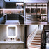 9.8Ft 90 Counter Closet echosari Battery Operated Motion Sensor Cabinet Strip Lights, LED Strip Light, Motion & Night