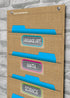 Teacher Created Resources Chalkboard Brights Labels, 5.25inch x 1.5inch, TCR20871