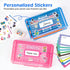 Double Layer Translucent Plastic Pencil Box,Hard Clear Pencil Case with Snap-Tight Lid for Pen, Pencils, School Office