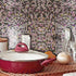 XUANINY 10-Sheet Peel and Stick Backsplash Tiles for Kitchen, Bathroom, Fireplace, Self Adhesive Metal Aluminum Mosaic