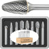 8 Pcs 1/4 Carbide Burr Set, Die Grinder Bits for Metal Rotary Tool Attachment, Compatible with Milwaukee and Dewalt