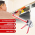 XFasten No Drip Caulk Gun, 12:1 Thrust Ratio, Ergonomic Grip for 10 oz Tube, Drip Free Caulking Gun