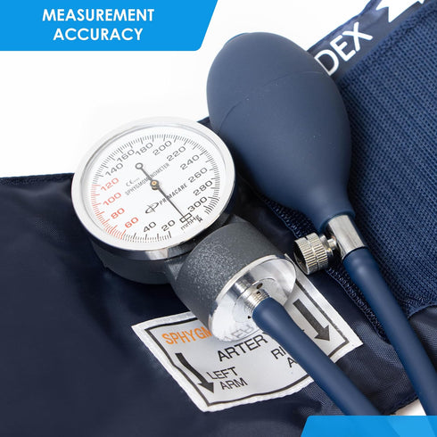 DS-9196 PrimaCare Medical Supplies Professional Classic Series Large Adult Size Manual Blood Pressure Kit, Long Lasting