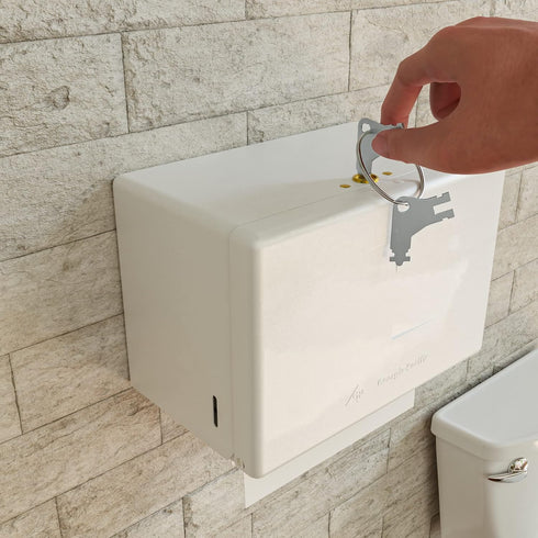 Commercial Pack 20 Universal Dispenser Key Replacement Compatible with Many Georgia Pacific Toilet Paper Dispensers