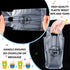 1000 1 Kisston Pcs Drink Carrier for Delivery, Plastic Carrier Bags Thank You Clear Handle Drink Poly Bags Bulk