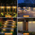 8 Pack btfarm Solar Deck Lights Outdoor Waterproof, Retro LED Patio Lights Solar Powered, Solar Fence Light for Outside