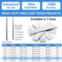 meite 18 Gauge Brad Nails, 1-3/4 Inch Galvanized Small Finishing Nails for Pneumatic, Electric Brad Nailer Gun