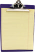 Saunders 21606 Recycled Plastic Clipboard with Ruler Edge, 8 1/2 x 12 Sheets, 1" Clip Cap, Purple
