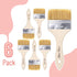 Bates- Chip Paint Brushes, 3 Inch, 6 Pack, Chip Brush, Brushes for Painting, Paint Brushes, Stain Brushes for Wood, Natural Bristle Paint Brush, 3 Inch Paint Brush, Chip Paint Brushes for Paint by Bates Choice Pro