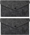 File Folder Butterfly Carved Felt Storage Case Bag, Utility Felt Bags for Document Holder, 2 Pack