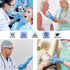 Safe Health Nitrile Exam Disposable Gloves, Latex Free, Powder Free, Box of 100, Large