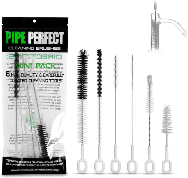 StemClenz Pipe Perfect Mini Brush Set 7-Piece Precision Cleaning Kit for Small &