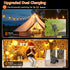 Bulbs IP65 Dimmable Kawaya Outdoor String Lights, LED Patio Light, Shatterproof Edison Globe - Waterproof Hanging Light