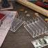 Hipiwe 2-Pack Acrylic File Organizer, 5 Slots Letter Sorter for Sorting Mail & Documents on Desktop