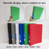 BAZIC 3 Ring Binder 1" Poly Binders Organizer, Matte Color Soft Cover, Round Ring, Holds 175 Sheets (6-Count)