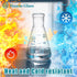 Scientific 150ml Erlenmeyer Conical Flasks Set - Graduated 3.3 Borosilicate Glass with Ground Glass Stoppers, Pack of 3