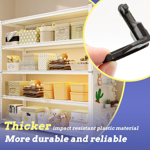 Terixe 8 8 5 Post Inserts Connectors - PP Plastic, Injection Molded, Sturdy Support - Black, Post Corner Connectors