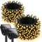 Brightever 2-Pack Solar String Lights Outdoor Waterproof, 92FT 240 LED Solar Lights