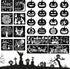 28 pcs Halloween Stencils by lyfLux - Pumpkin Carving and Painting Stencils for DIY Artistic Creation