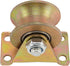 ZOENHOU 4 PCS 2 Inch 660 LB Steel U Groove Wheel Pulley, Heavy Duty Rigid Caster for Inverted Track