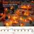FFZZKJ 10FT 20LED 8 Halloween Lights Pumkin Lights with Timer Modes Battery Operated Indoor Outdoor for Halloween
