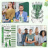 Sayglossy 50 Set Employee Appreciation Gifts Bulk Christmas Pickle Keychain for Coworker with Thank You Cards Fancy