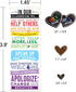 Carson Dellosa Open Hearts Bulletin Board, Inspirational Quote Header and Heart Cutouts (14 pc)