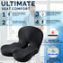 dunlips Tailbone Memory Foam Seat Cushion for Truck Drivers, Office Chairs, Car Seats Ergonomic Chair Cushion, Sciatica