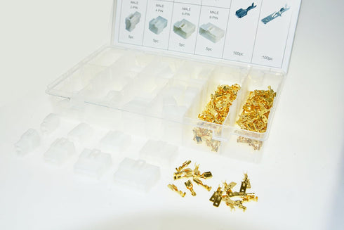 Swordfish 70300-240pc Terminal & Wire Harness Insulation Plug Connector Assortment