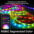 16.4 Geeni Prisma Symphony Smart LED Strip Lights, RGBIC Neon Color Changing WiFi Lights with App Remote Control