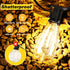 Adirxon 25 13 Bulbs FT Outdoor String Lights with Shatterproof Waterproof LED Edison Connectable Hanging Patio Lights