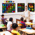 Calendar Bulletin Board Set - Seasons Weather Chart Display with Stickers for Classroom