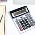 OFFIDIX Large Key Calculators, Office Desktop Calculator, Dual Power Electronic, 12 Digit Large LCD Display for Daily