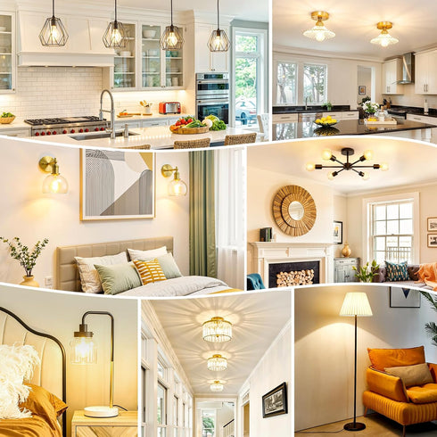 Dimmable A19 Bulb 60W 6W Bulbs 3000K 850 E26 4 Pack ASOMST LED Filament Equivalent, Vintage Edison Light Soft White LM