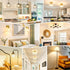 Dimmable A19 Bulb 60W 6W Bulbs 3000K 850 E26 4 Pack ASOMST LED Filament Equivalent, Vintage Edison Light Soft White LM