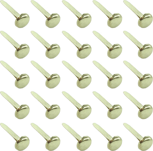 Clipco Medium Paper Fasteners, 3/4-Inch Brass Plated, 100-Pack